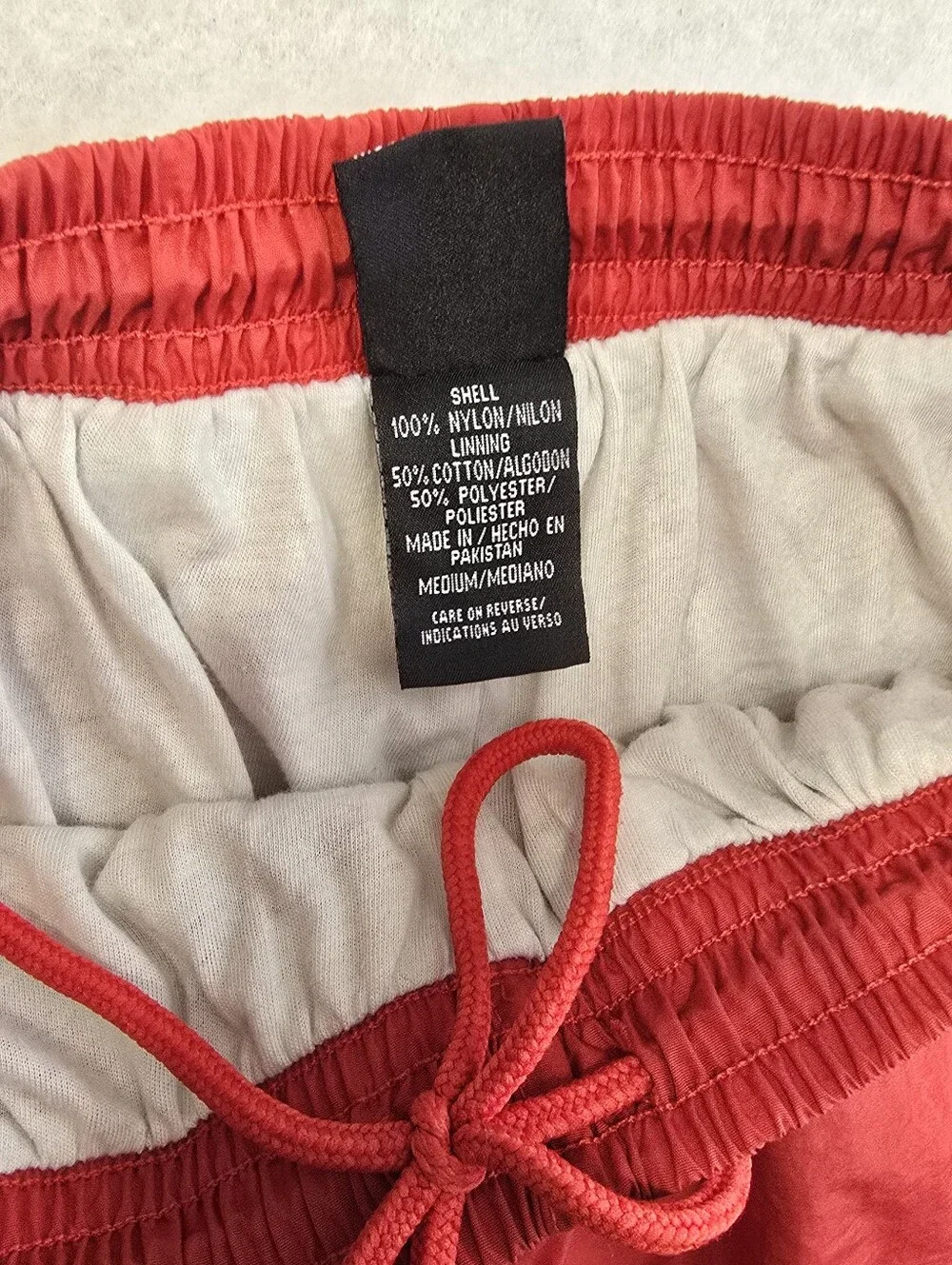 STARTER Red Kids Joggers with Black & White Side Stripes